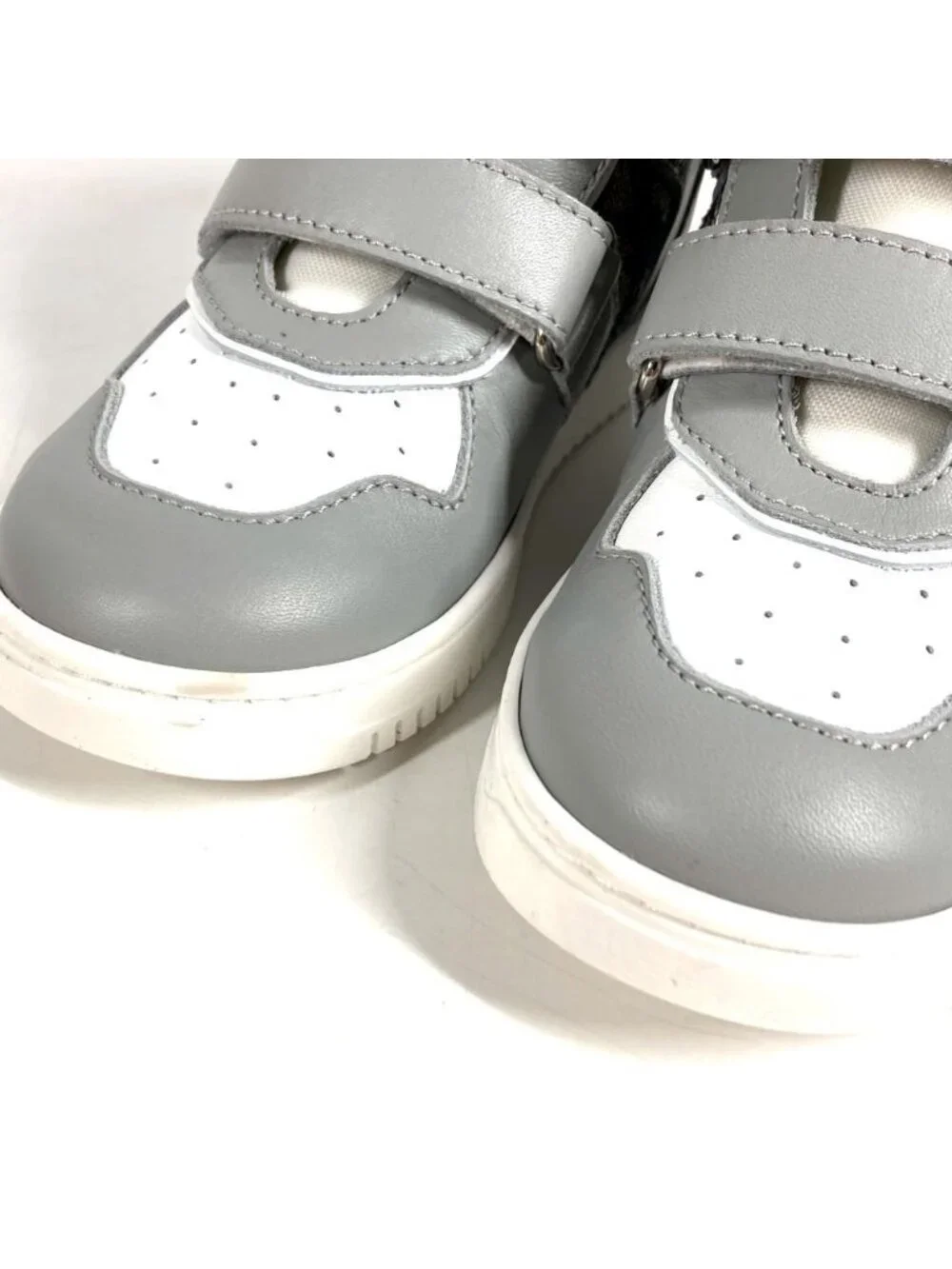 Dior Sneakers Baby Uptown Low Top Leather Gray - Picture 2 of 9